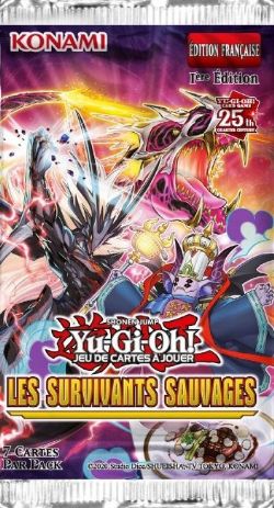 YU-GI-OH! -  LES SURVIVANTS SAUVAGES - BOOSTER PACK (FRANÇAIS) (P7/B24/12C)