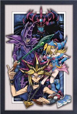 YU-GI-OH! -  MAGICIANS - FRAMED PICTURE (WHITE) (13