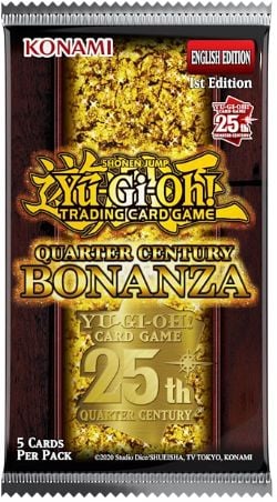 YU-GI-OH! -  QUARTER CENTURY BONANZA - BOOSTER PACK (P5/B24)(ENGLISH) -  YU-GI-OH! - 25TH ANNIVERSARY