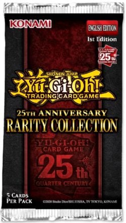 YU-GI-OH! -  RARITY COLLECTION - BOOSTER PACK - 1ST EDITION (P5/B24) (ENGLISH) -  YU-GI-OH! - 25TH ANNIVERSARY