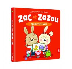 ZAC ET ZAZOU -  ADORENT LES LIVRES