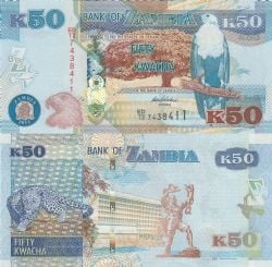 ZAMBIA -  50 KWACHA 2012 (UNC)