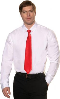 ZIP UP TIE - RED (ADULT)