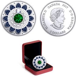 ZODIAC -  LIBRA - GREEN 10 -  2017 CANADIAN COINS