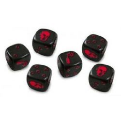 ZOMBICIDE -  BLACK/RED DICE