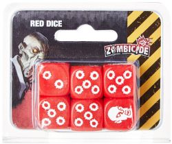 ZOMBICIDE -  RED/WHITE DICE A ZOMBICIDE GAME