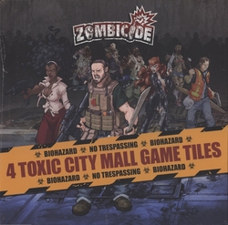 ZOMBICIDE -  TOXIC CITY MALL - DOUBLE SIDED GAME TILES (4) (MULTILINGUAL)