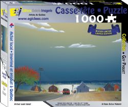 ÉDITIONS GALERIE IMAGERIE -  AT HOME BEFORE MIDNIGHT (1000 PIECES) -  GUY PAQUET






