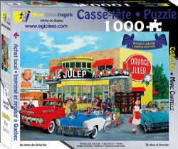 ÉDITIONS GALERIE IMAGERIE -  THE DAYS OF DRIVE INN (1000 PIECES) -  MARC CHATELLE



