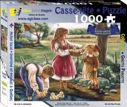 ÉDITIONS GALERIE IMAGERIE -  WE GET NEW FRIENDS (1000 PIECES) -  GINETTE PAQUETTE





