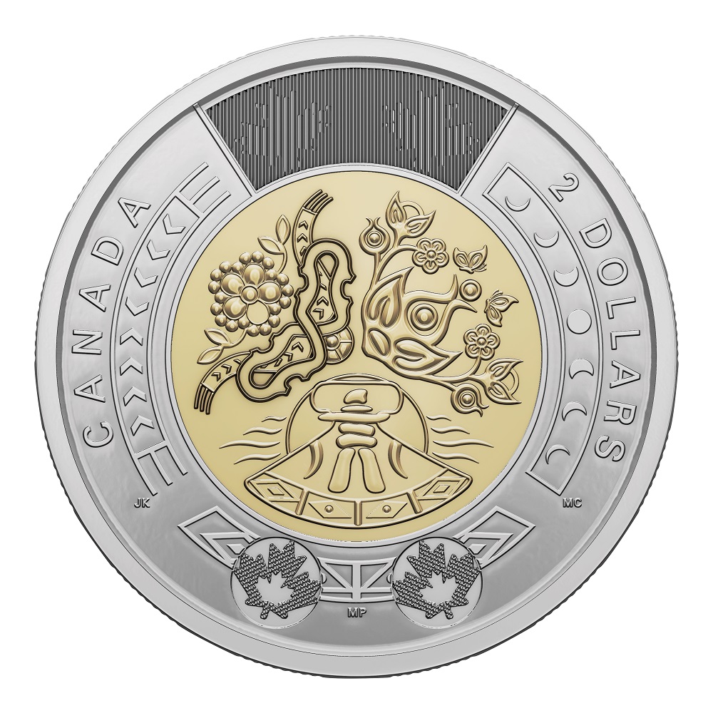 2 DOLLARS ROULEAU ORIGINAL DE 2 DOLLARS 2023 C L BRONS LA JOURN E 
