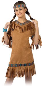 Rubies 12136-indienne Costume-Enfants Indiens Fille Robe-Crânes
