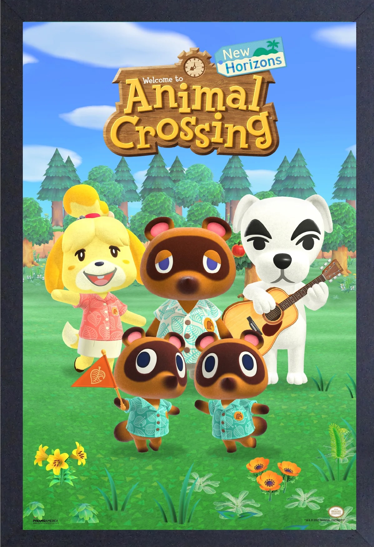 ANIMAL CROSSING - GROUPE (33 CM X 48 CM)