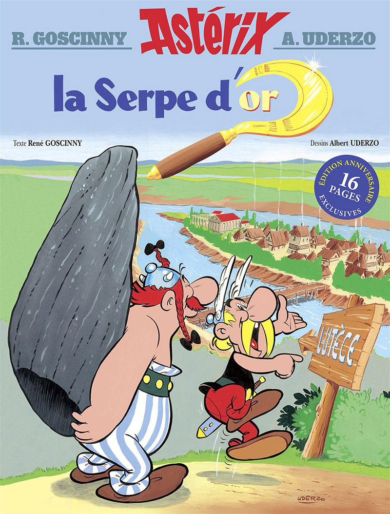 Asterix La Serpe D Or Edition Anniversaire 02 Albums Jeunesse