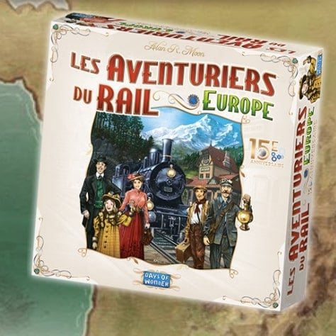 Aventuriers Du Rail Europe Edition 15e Anniversaire Francais Jeux Familiaux