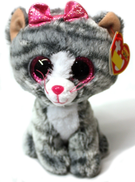 Beanie Boo S Kiki Le Chat Gris 25 Cm Ty