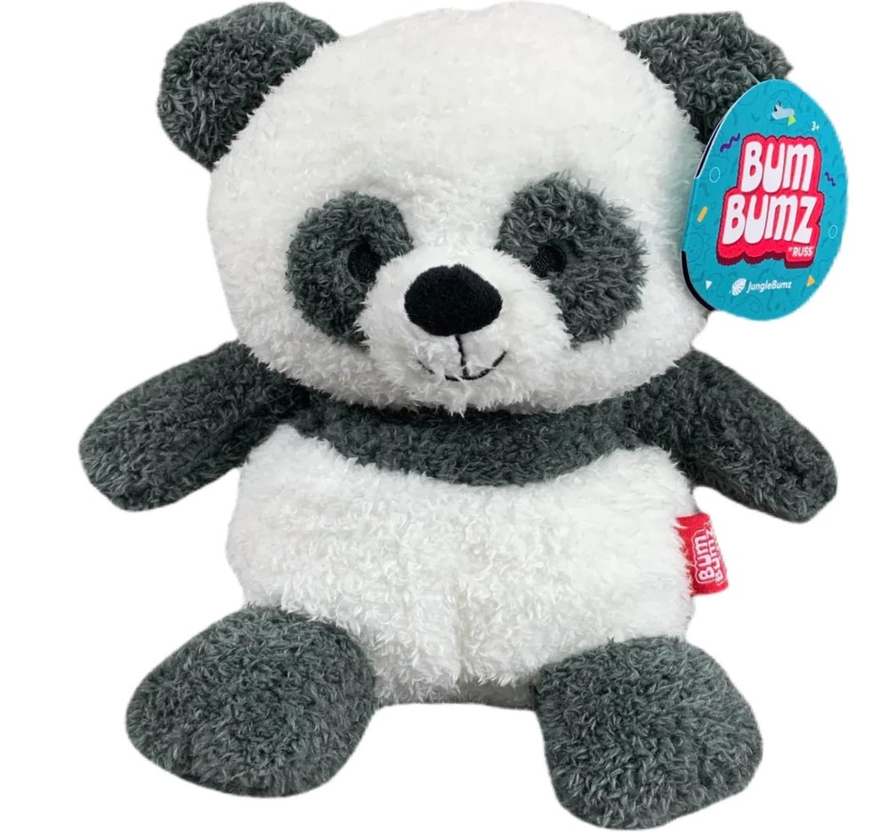 BUM BUMZ - PELUCHE PAKKO LE PANDA (18 CM) - JUNGLEBUMZ