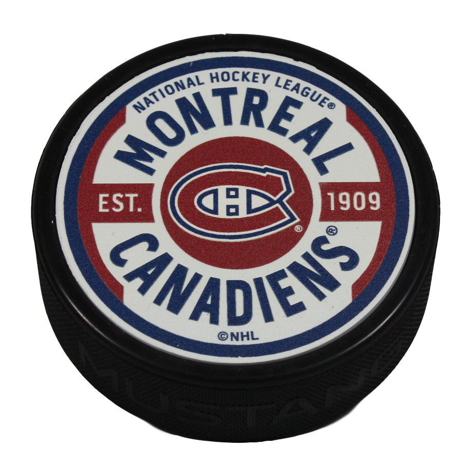 Canadiens De Montréal - Rondelle De Hockey En Acrylique Texturée / Hockey /  Rondelles