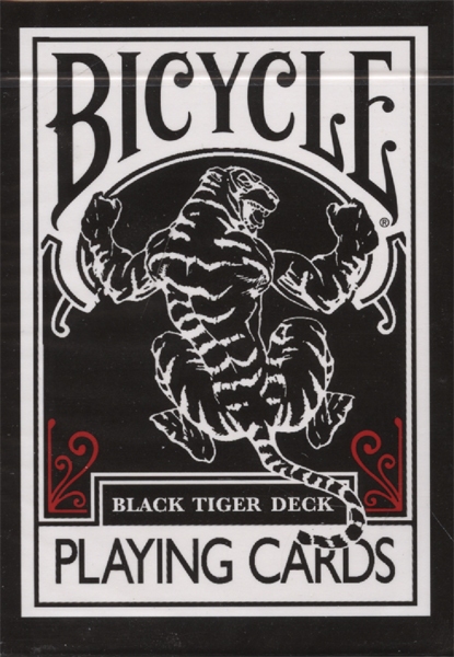 CARTE FORMAT POKER - BLACK TIGER (INDEX RÉGULIER) - ELLUSIONIST