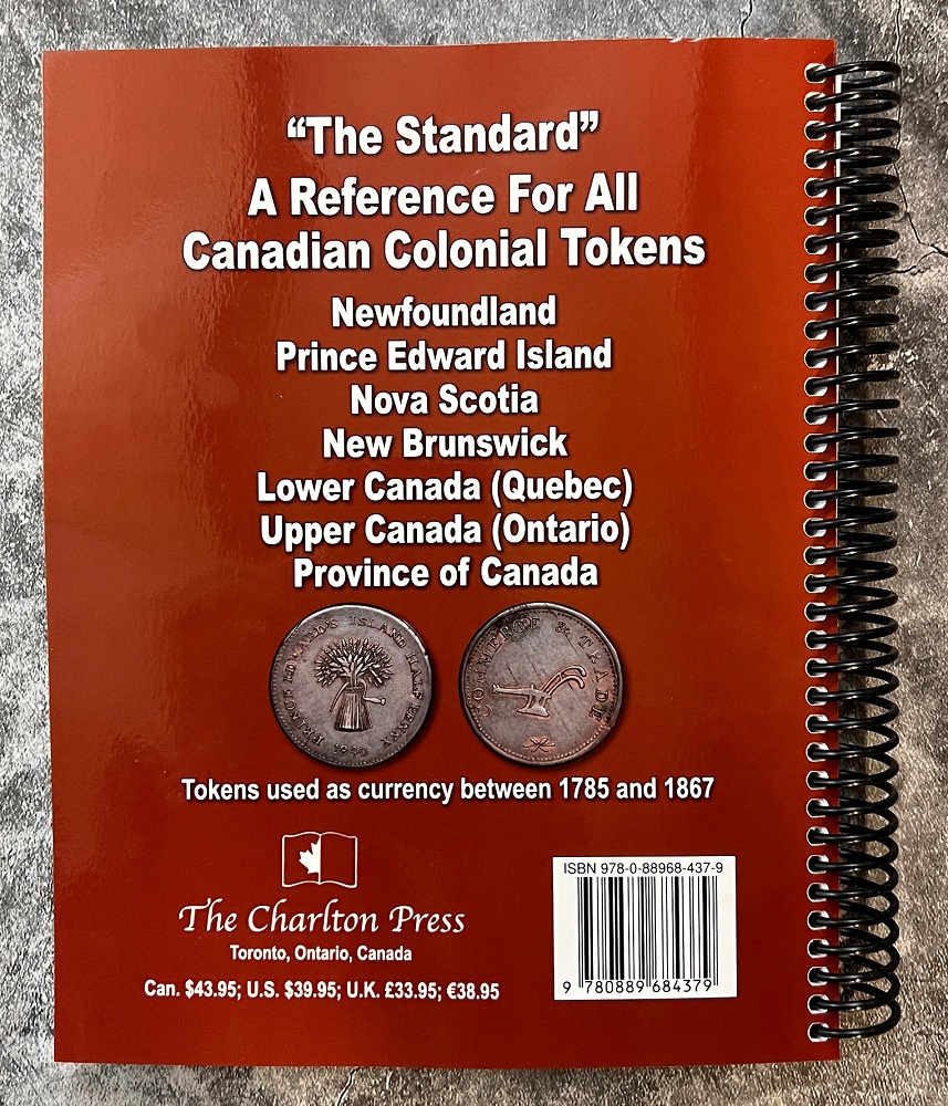 CATALOGUE CHARLTON STANDARD -  CANADIAN COLONIAL TOKENS 2024 (11TH EDITION)
