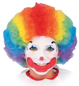 Perruque Enfant Pop Clown Multicolore