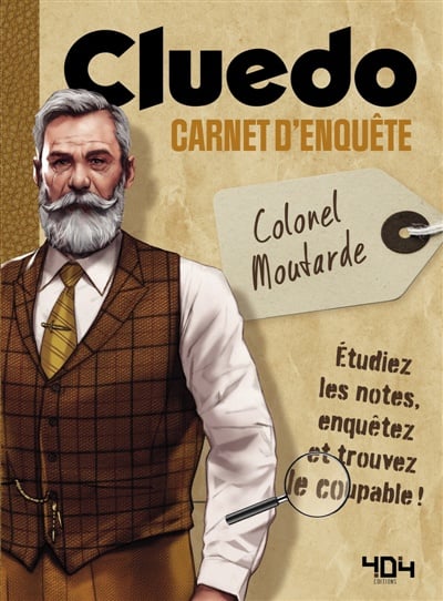 CLUEDO -  COLONEL MOUTARDE (V.F.) -  CARNET D'ENQUÊTE