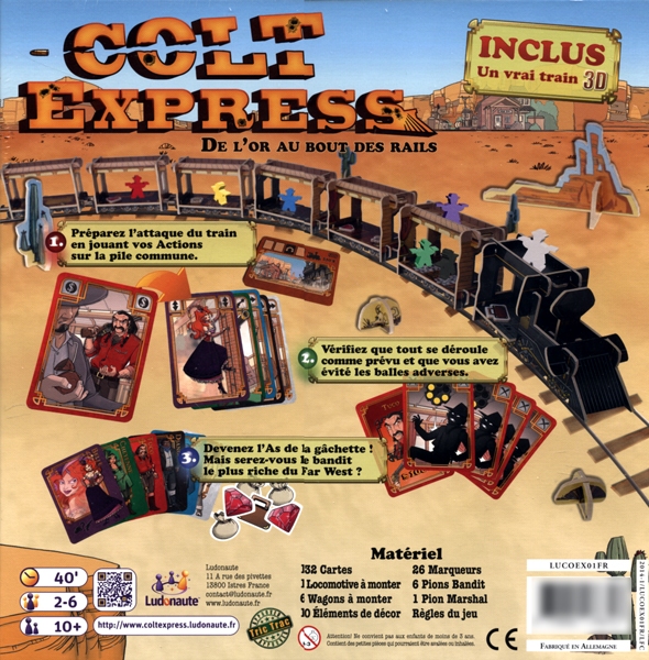 COLT EXPRESS - JEU DE BASE (FRANÇAIS)