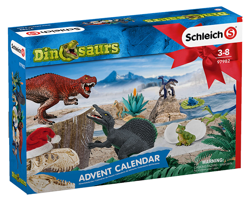 FIGURINE SCHLEICH - CALENDRIER DE L'AVENT DINOSAURES 2019 - DINOSAURES ...