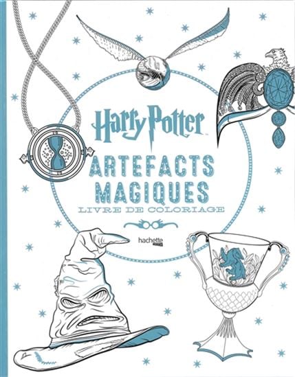 HARRY POTTER -  ARTEFACTS MAGIQUES - LIVRE DE COLORIAGE
