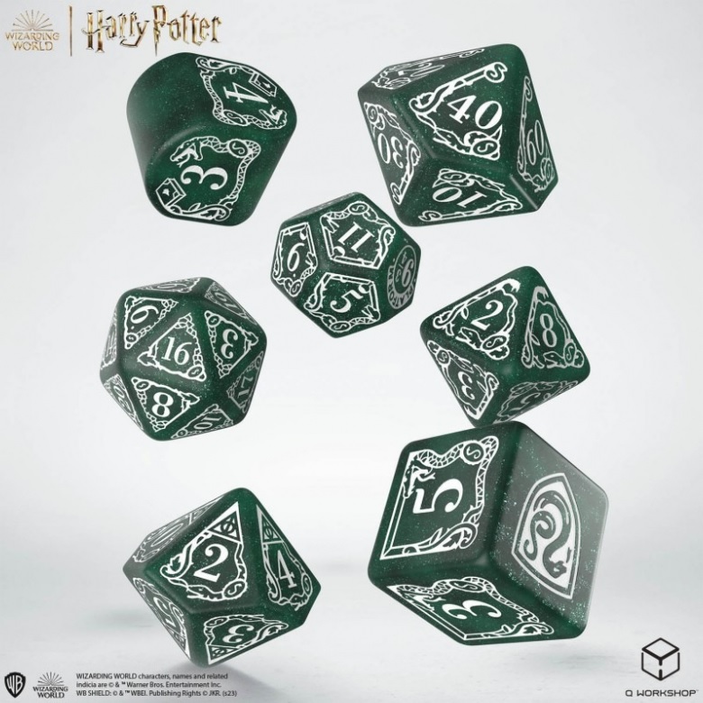 Harry Potter - Serpentard : Set de D6 + Sac à dés