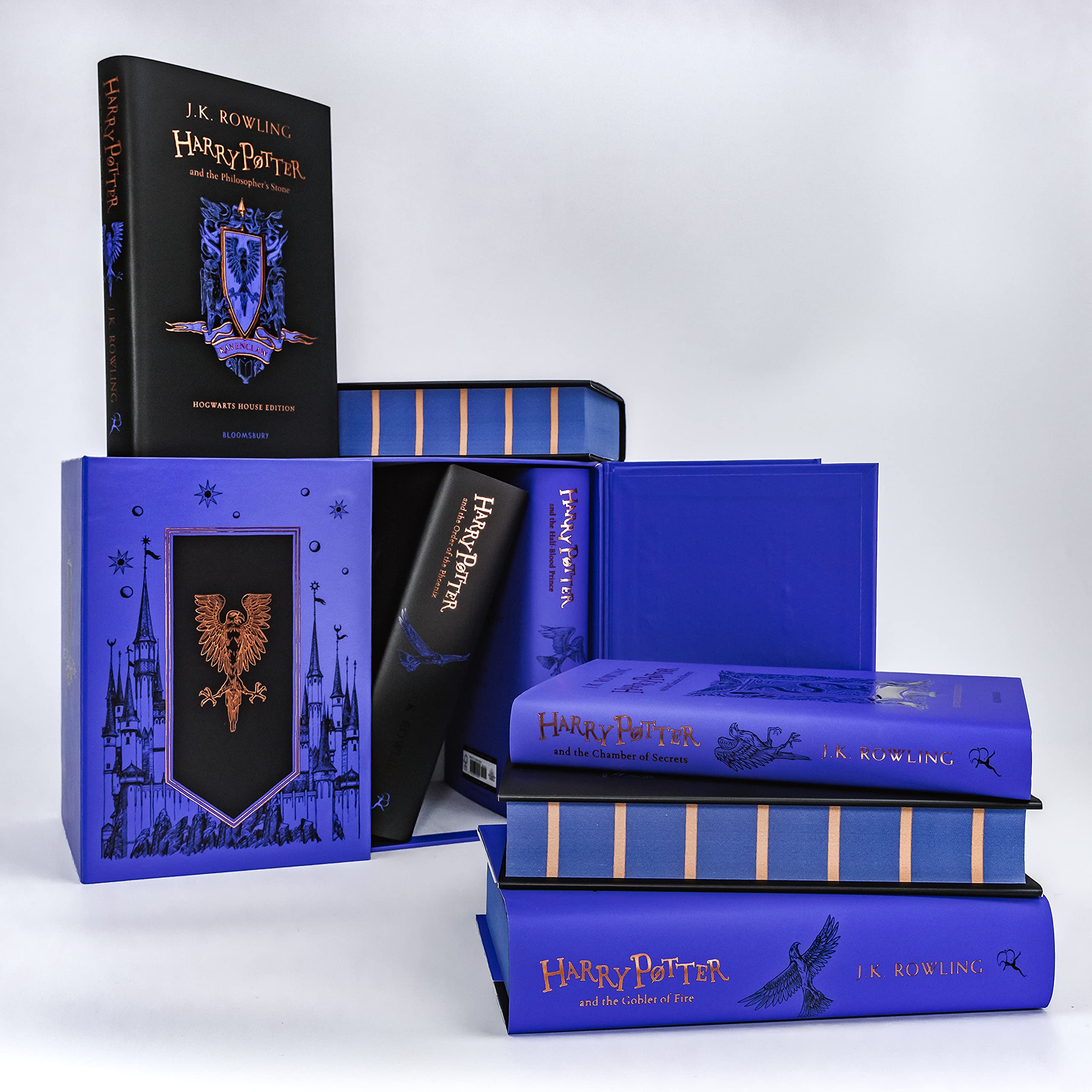 Harry Potter Ravenclaw House Editions Hardback Box Set : JK Rowling