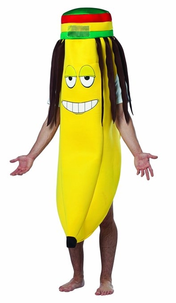 Humoristique Costume Rasta Banane Adulte Taille Unique Hommes Humour