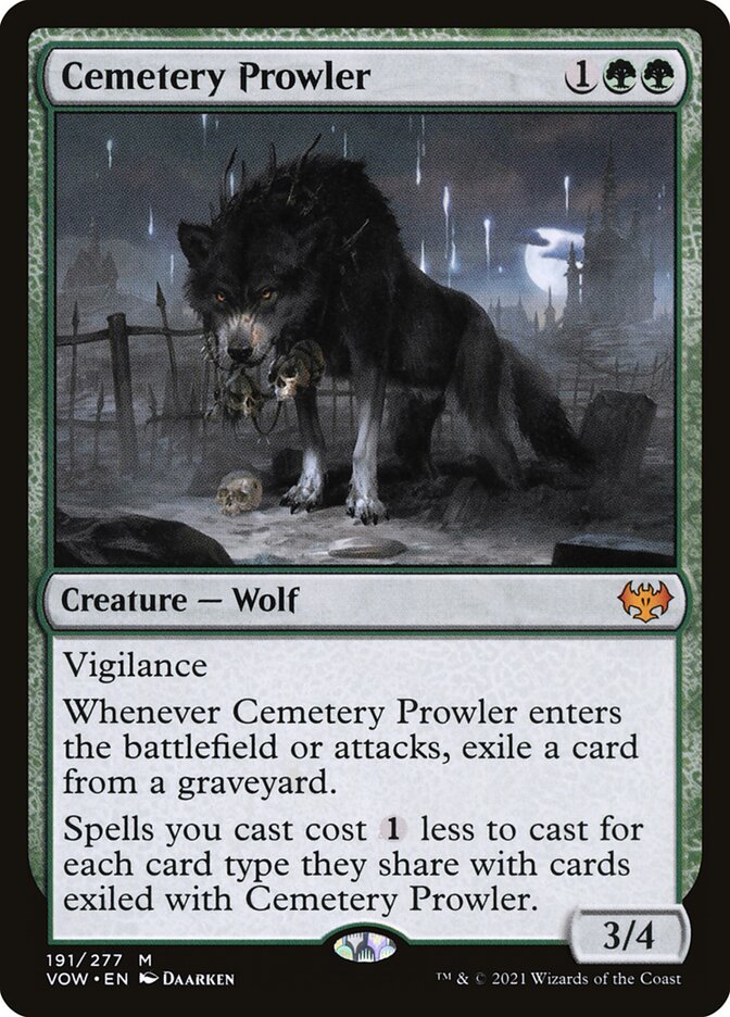Innistrad: Crimson Vow -  Cemetery Prowler