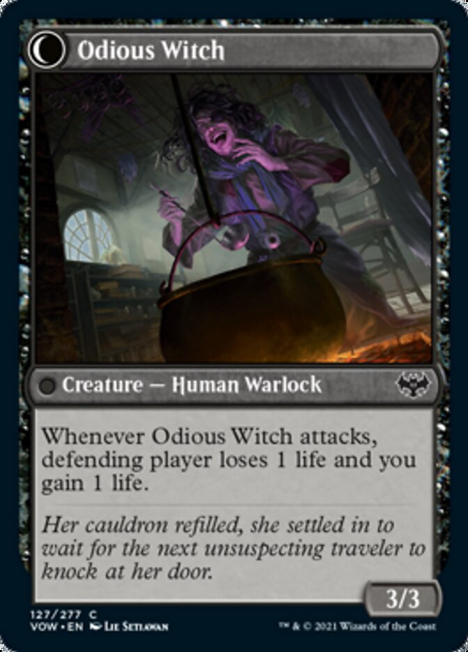 Innistrad: Crimson Vow -  Ragged Recluse // Odious Witch