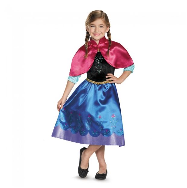Costume classique d'Anna de La Reine des neiges de Disney par Disguise pour  filles 