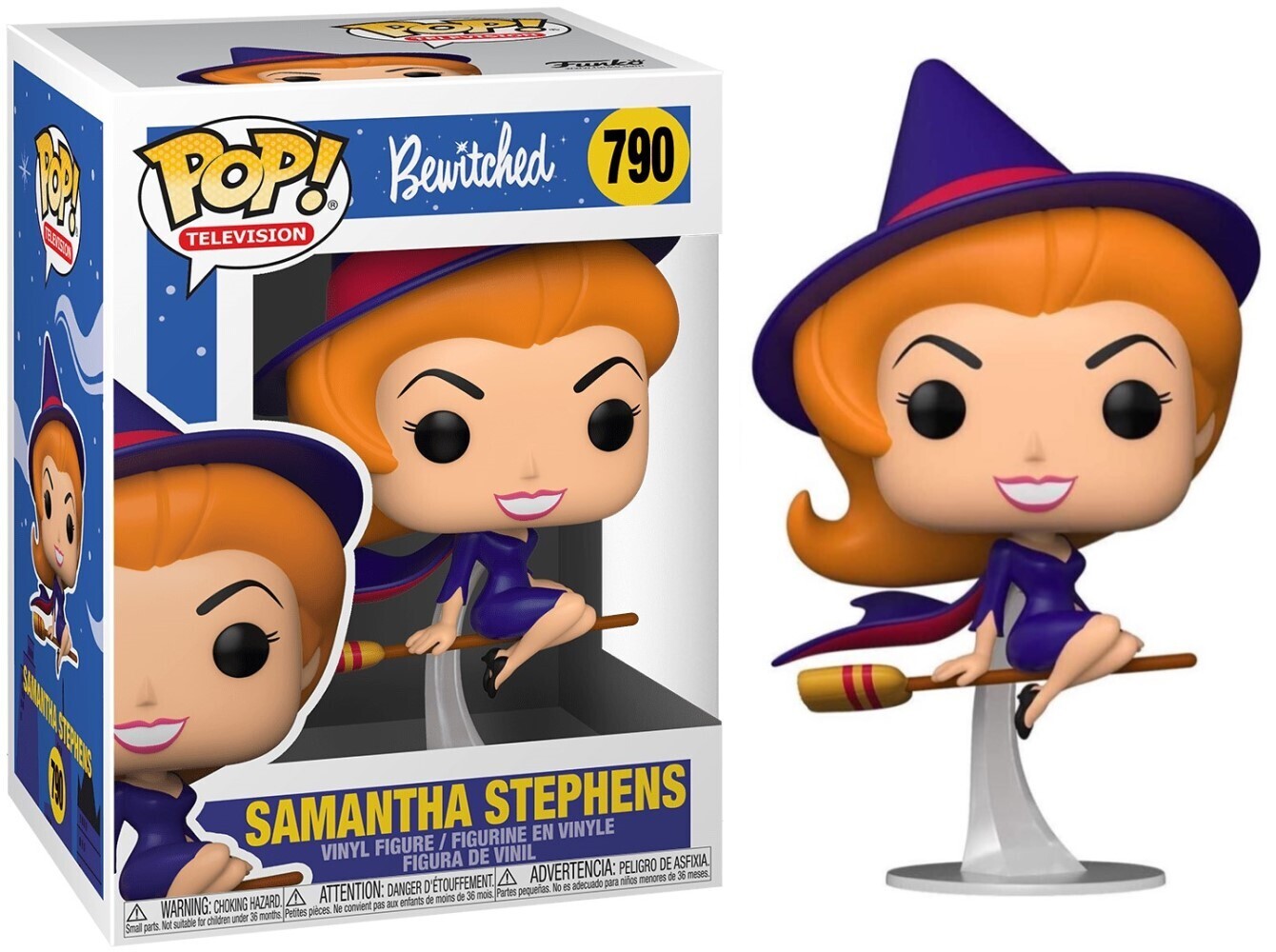 ma sorciÈre bien aimÉe figurine pop en vinyle de samantha stephens