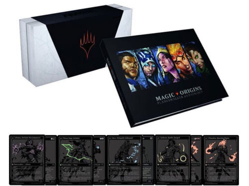 MAGIC THE GATHERING -  SDCC 2015 EXCLUSIVE MAGIC THE GATHERING ORIGINS BLACK FOIL PLANESWALKERS CARD SET (ANGLAIS)