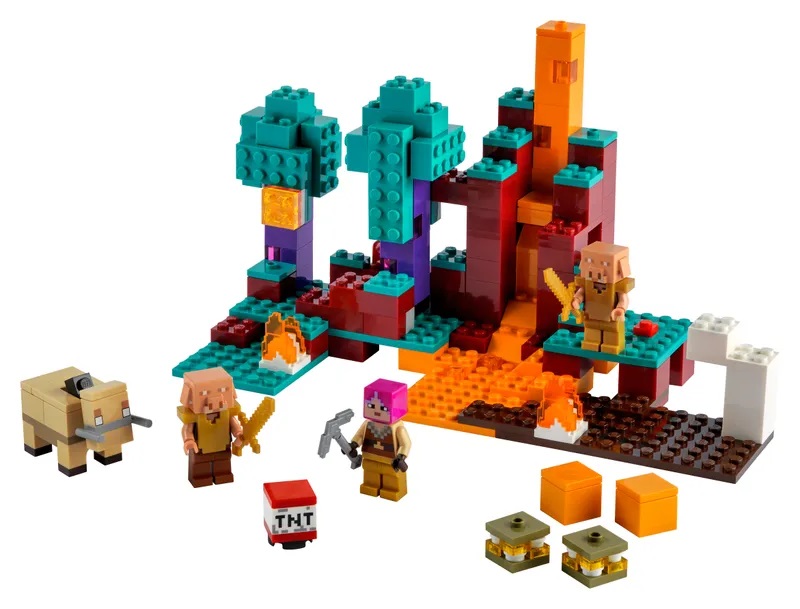 Minecraft La Foret Deformee 287 Pieces Lego Minecraft