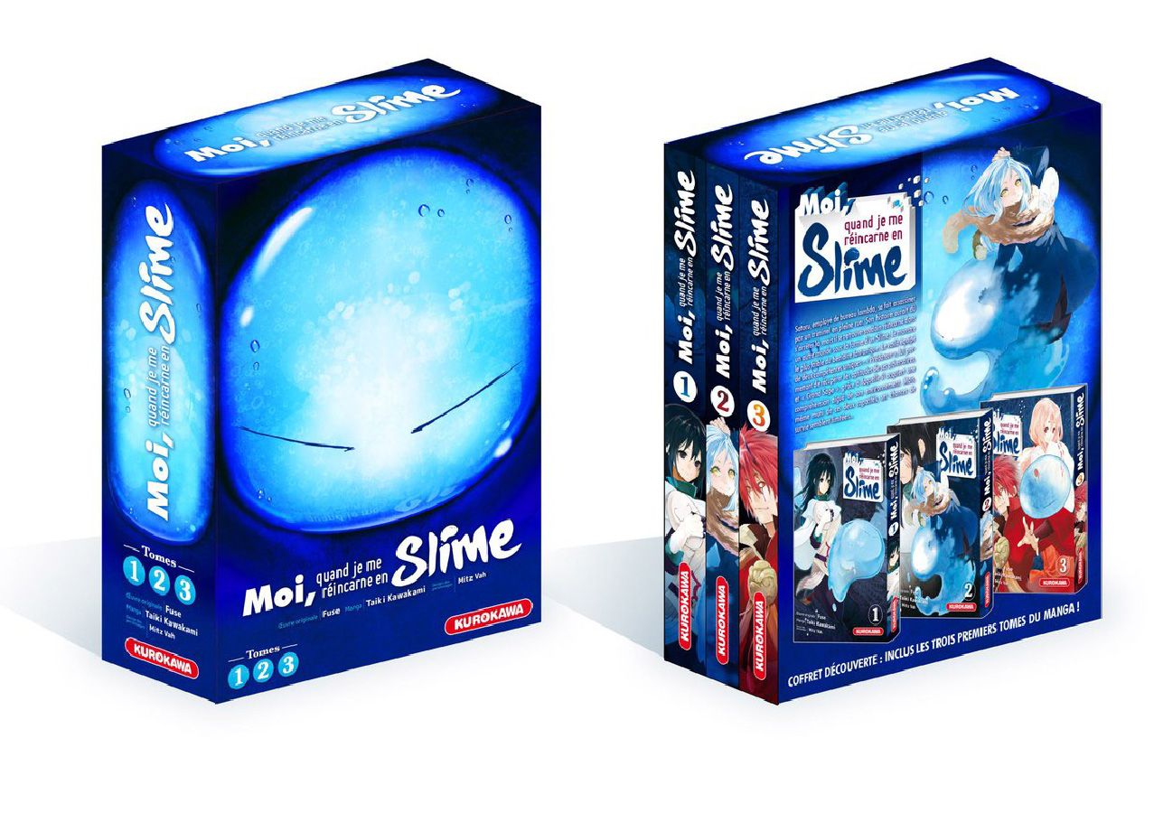 Moi Quand Je Me Réincarne En Slime Fuse MOI, QUAND JE ME RÉINCARNE EN SLIME - COFFRET (TOME 01 A 03) (V.F.)