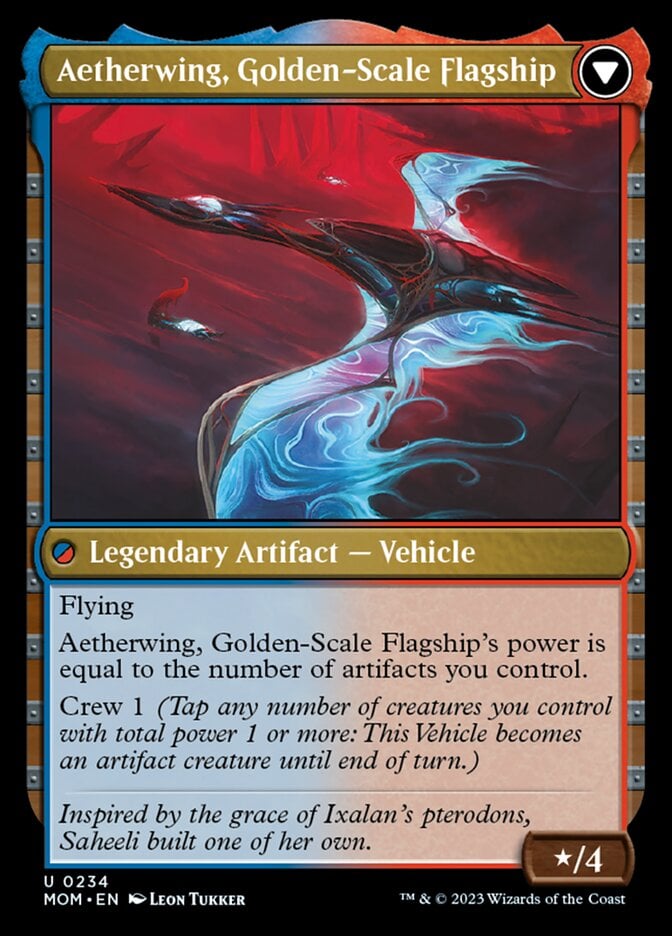 March of the Machine -  Invasion of Kaladesh // Aetherwing, Golden-Scale Flagship