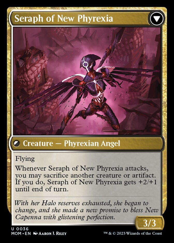 March of the Machine -  Seraph of New Capenna // Seraph of New Phyrexia