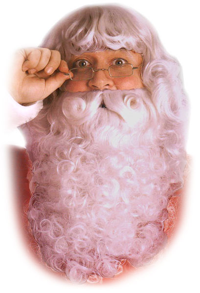 Photo libre de droit de Barbe De Père Noël Et Cheveux De Moustache