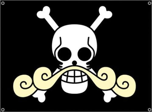 Collier manga One Piece drapeau pirate