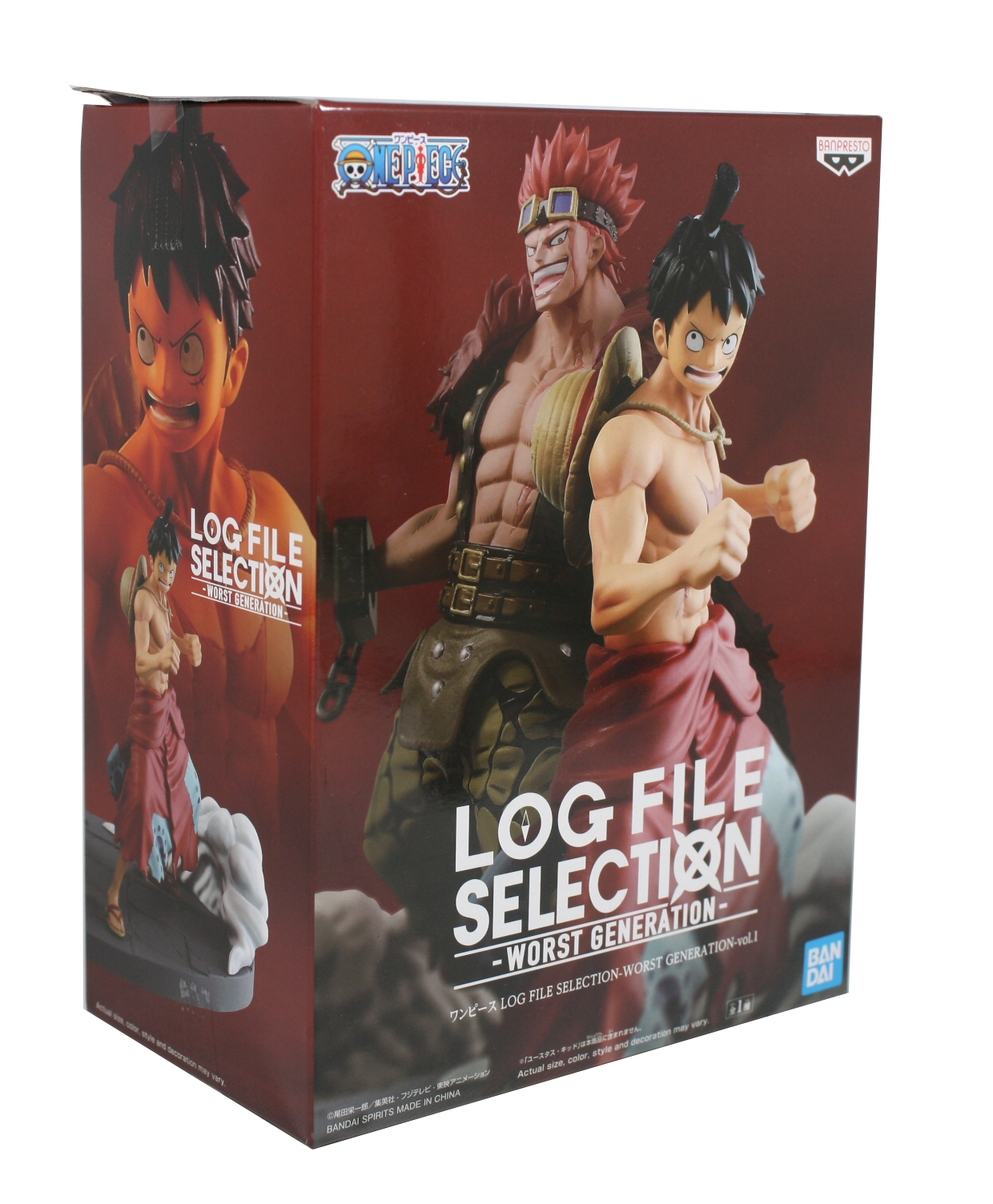 One Piece Figurine En Pcv De Monkey D Luffy 13cm Log File Selection Worst Generation V1 Animation Japonaise Autre