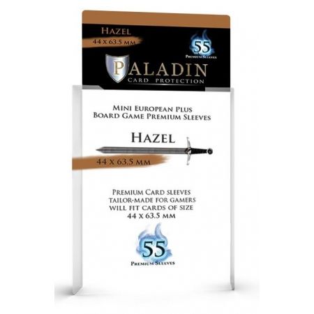 PALADIN CARD PROTECTION -  HAZEL - 44 X 63.5 MM (55) -  MINI EUROPEAN PLUS