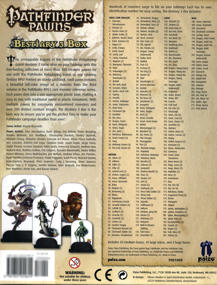 PATHFINDER - BESTIARY BOX 3