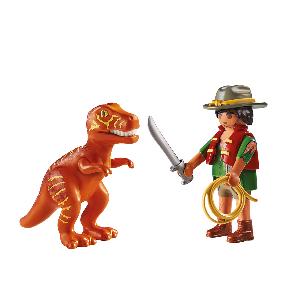 Playmobil Dino Rise 71265 Bébé spinosaure et Combattant, Dinosaure