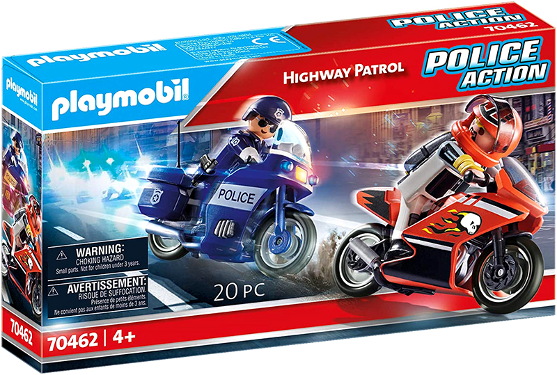 playmobil police moto