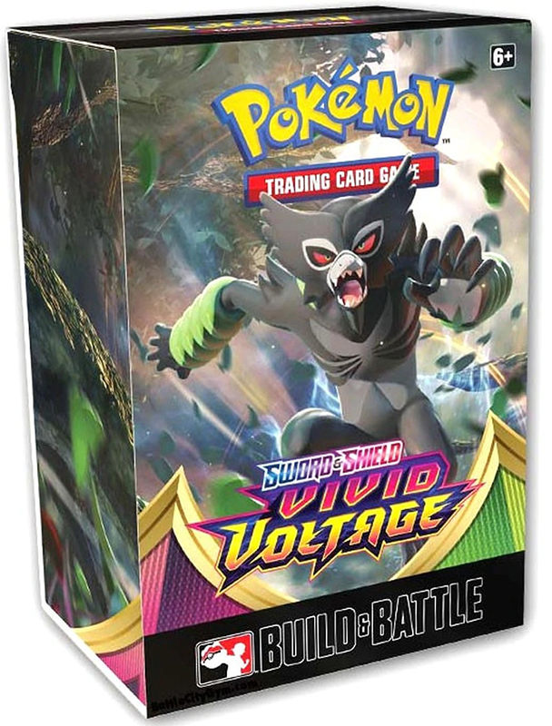 Pokemon Epee Et Bouclier Build Battle 23 Cartes 1 Brillante 4 Paquets Recharge Anglais Limite 2 Par Client Vivid Voltage Pokemon