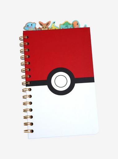 Cahier Pokemon à onglets